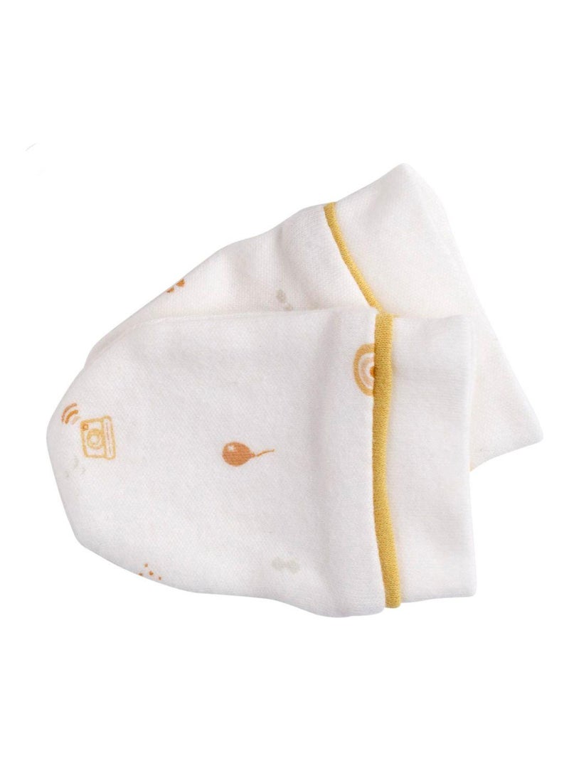 Set de gorro y manoplas de algodón para - SAUTHON Blanco - Kiabi