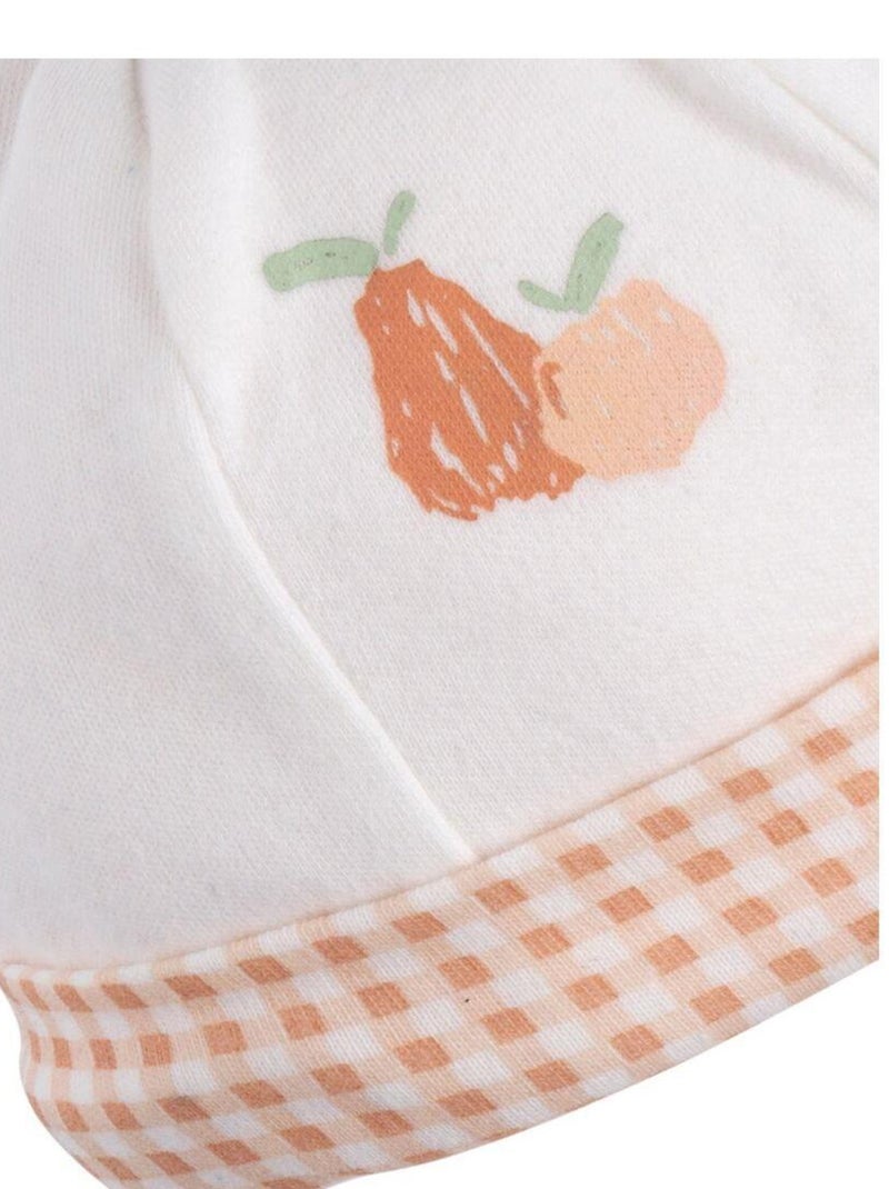 Set de gorro y manoplas de algodón para - SAUTHON Blanco Rosa - Kiabi