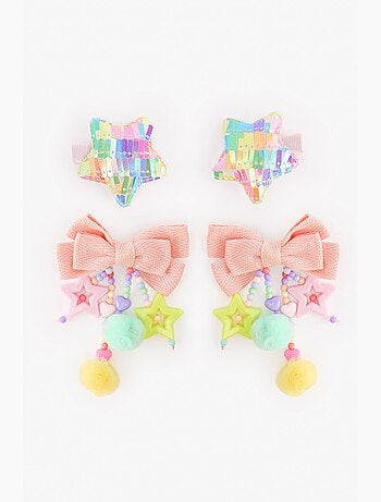Set de horquillas con estrella para niña penti