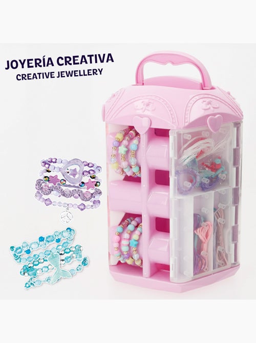 Set de joyería creativa con cuentas y accesorios de colores beauty love - Kiabi