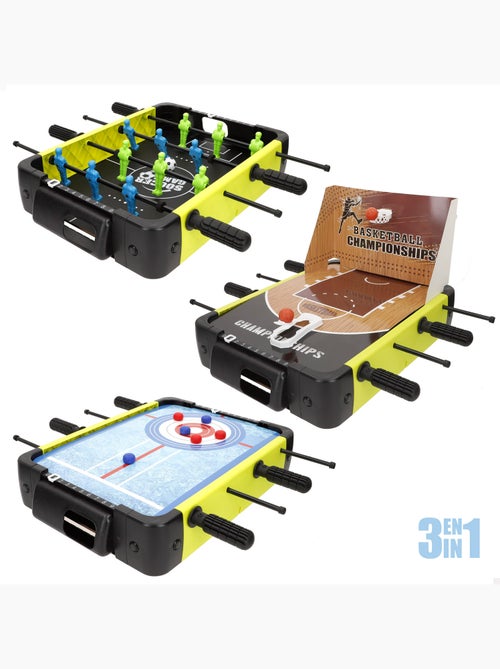 Set de juegos de mesa 3 en 1 48x32x9 cm cb games - Kiabi Set de juegos de mesa 3 en 1 48x32x9 cm cb games - Kiabi