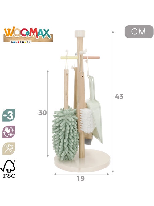 Set de limpieza de madera con 5 piezas WOOMAX - Kiabi Set de limpieza de madera con 5 piezas WOOMAX - Kiabi