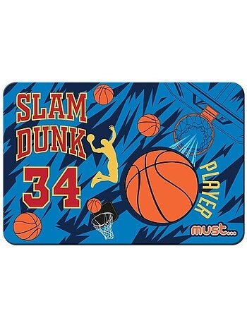 Set de mantel individual de baloncesto 1 pieza slam dunk 43 x 29 cm cmp