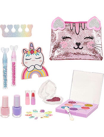 Set de maquillaje con accesorios y neceser colorbaby