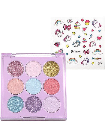 Set de maquillaje con accesorios y neceser colorbaby