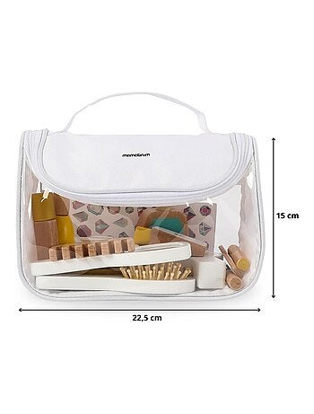Set de maquillaje infantil madera 15 accesorios Mamabrum