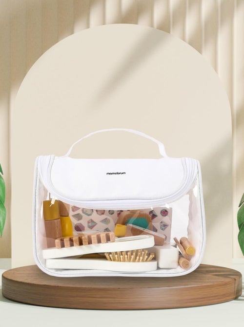 Set de maquillaje infantil madera 15 accesorios Mamabrum - Kiabi