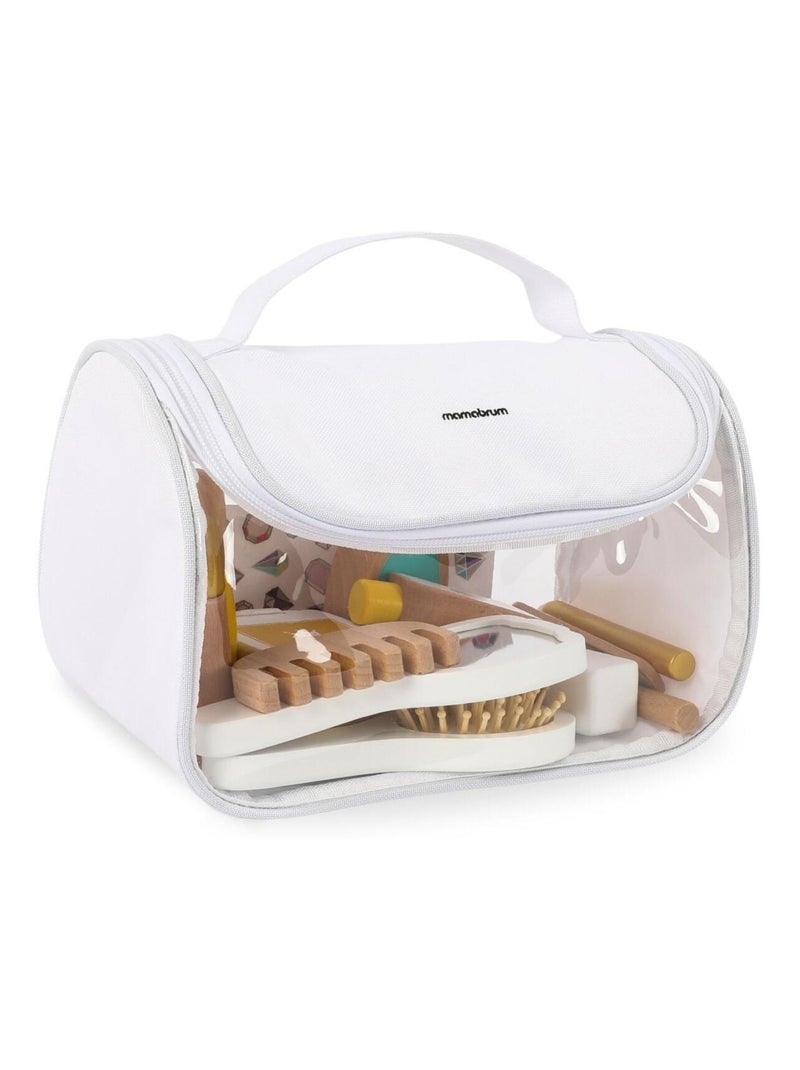 Set de maquillaje infantil madera 15 accesorios Mamabrum N/D - Kiabi
