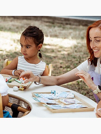 Set de papelería infantil con lápiz, regla y sacapuntas | sassi junior