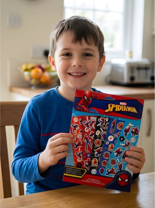 Set de pegatinas 5 hojas spiderman marvel - Kiabi Set de pegatinas 5 hojas spiderman marvel - Kiabi