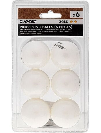 Set de pelotas de tenis de mesa - pack de 12 - hi-tec
