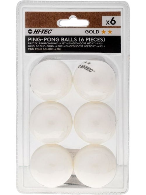 Set de pelotas de tenis de mesa - pack de 12 - hi-tec - Kiabi