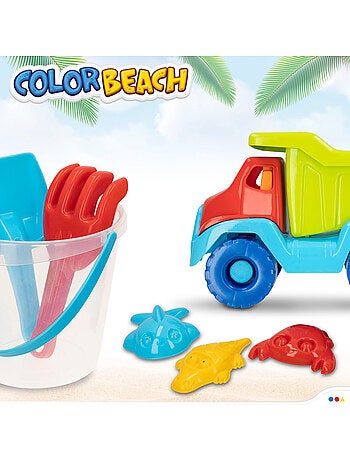 Set de playa camión con accesorios color beach