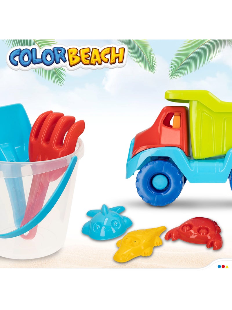 Set de playa camión con accesorios color beach N/D - Kiabi