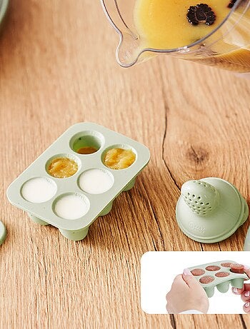 Set de recipientes y mordedor de silicona