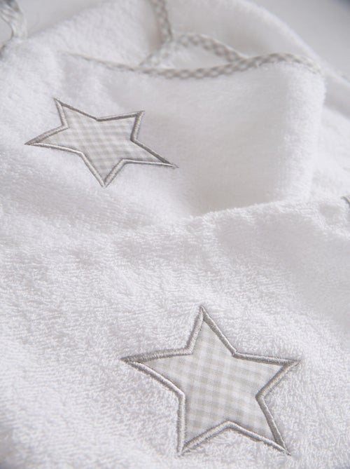 Set de salida de baño para bebé 'Little Stars' bordado con estrella - ROBA - Kiabi