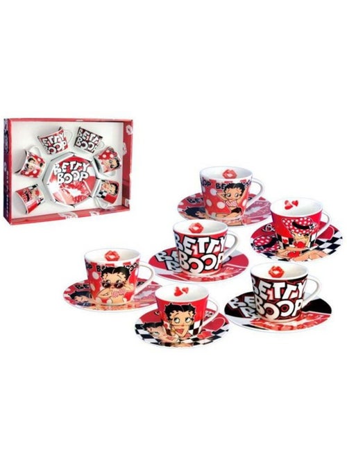 Set de tazas betty boop – 6 tazas de café - Kiabi