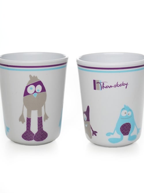 Set de vajilla para bebé Thermobaby de melamina y acero inoxidable 360/220/140 ml - Kiabi Set de vajilla para bebé Thermobaby de melamina y acero inoxidable 360/220/140 ml - Kiabi