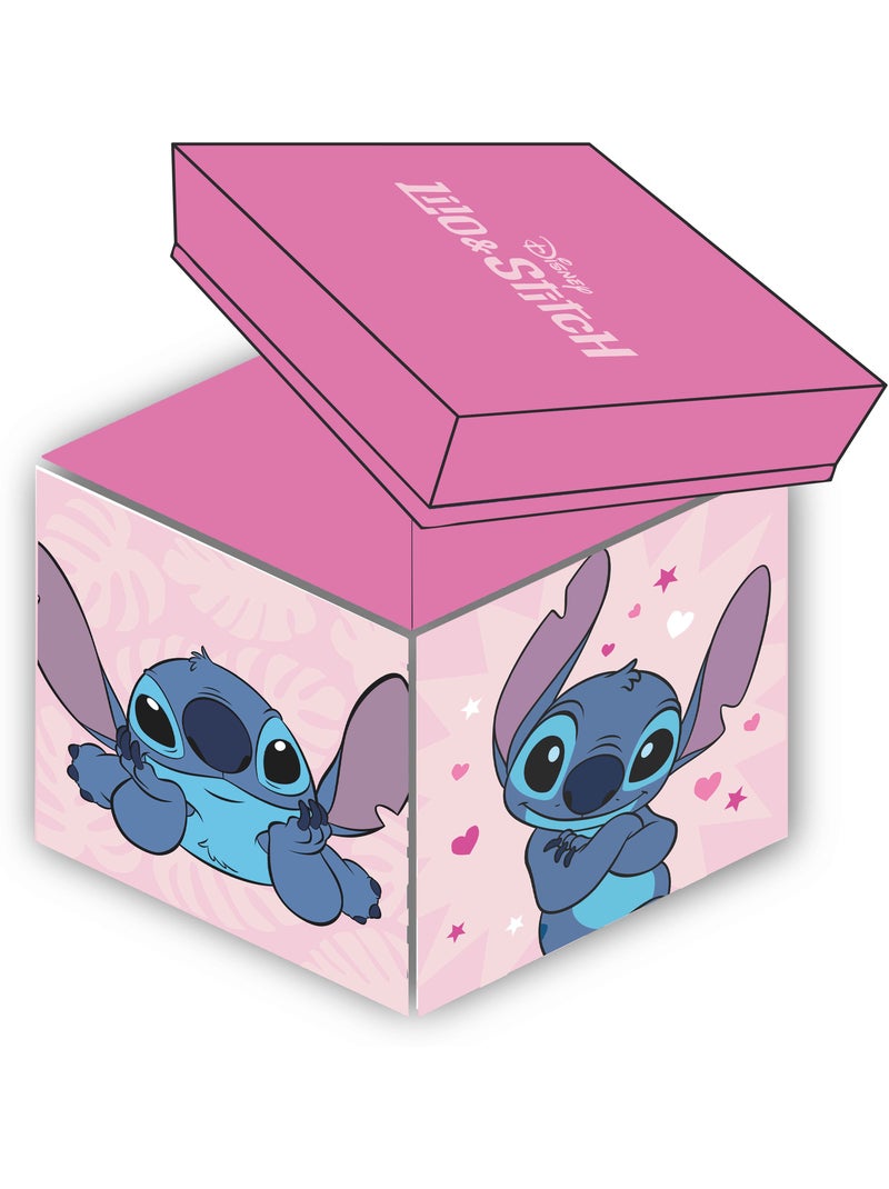 Set Decoración Habitación Niña Stitch & Angel Disney 3 Piezas – Funda Nórdica 140x200 cm Reversible Negro Rosa Azul - Kiabi