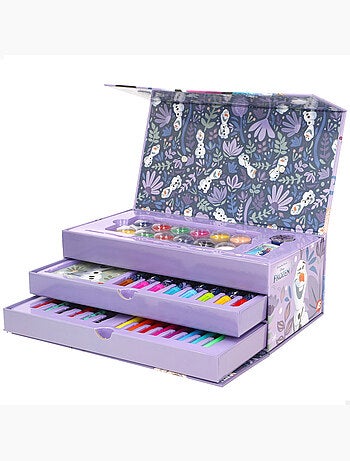 Set dibujo formato maletín 50 piezas frozen