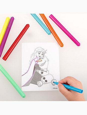 Set dibujo formato maletín 50 piezas frozen