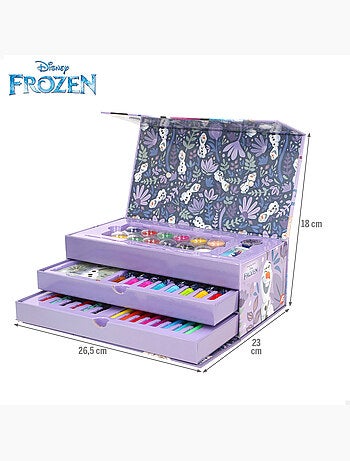 Set dibujo formato maletín 50 piezas frozen