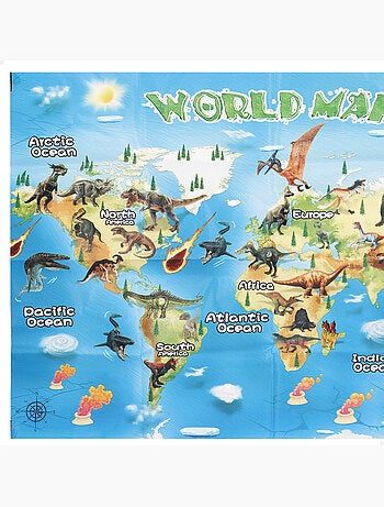 Set dinosaurios con tapete y accesorios 30 pzas. Animal world