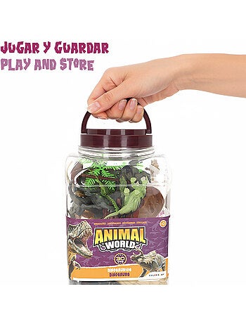 Set dinosaurios con tapete y accesorios 30 pzas. Animal world