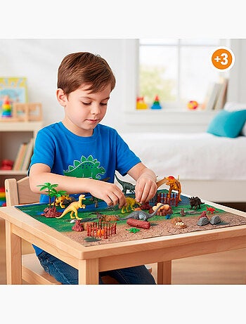 Set dinosaurios con tapete y accesorios 52 pzas. Animal world