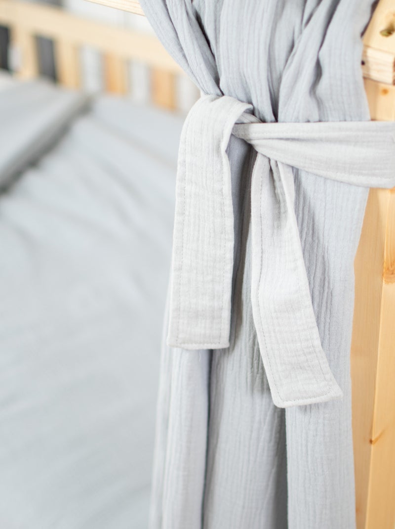Set doble dosel de cama algodón | SEVIRA KIDS Gris - Kiabi