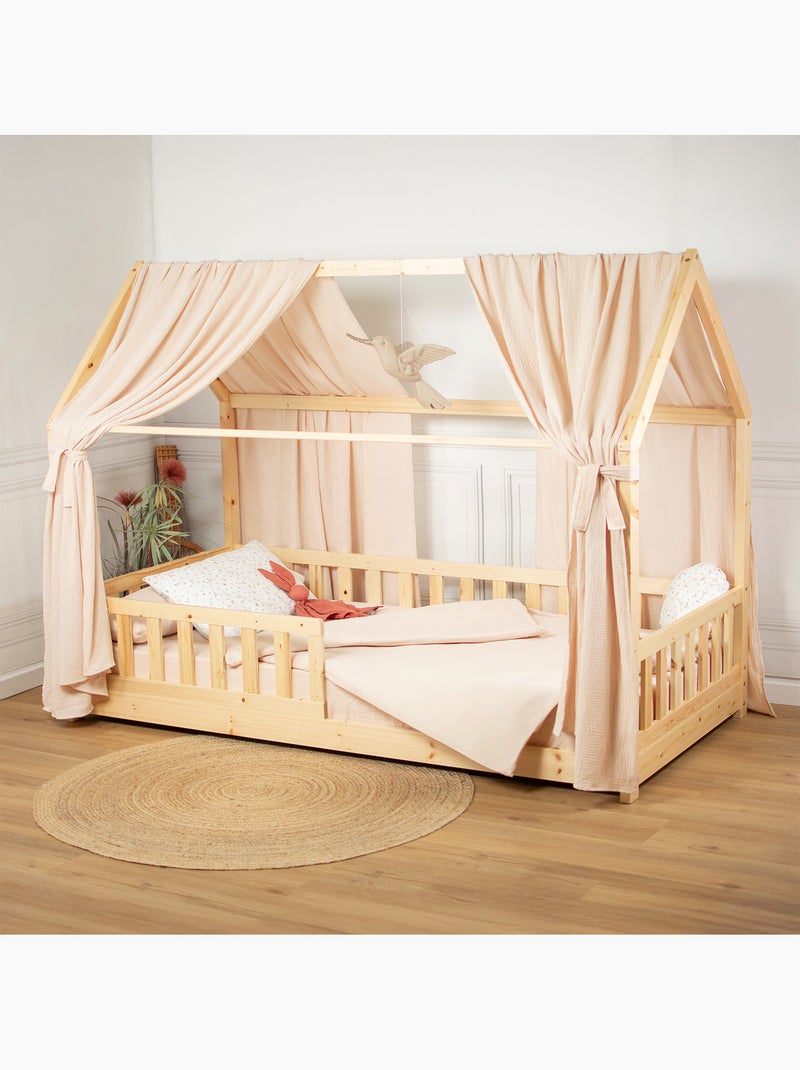 Set doble dosel de cama algodón | SEVIRA KIDS Naranja claro - Kiabi