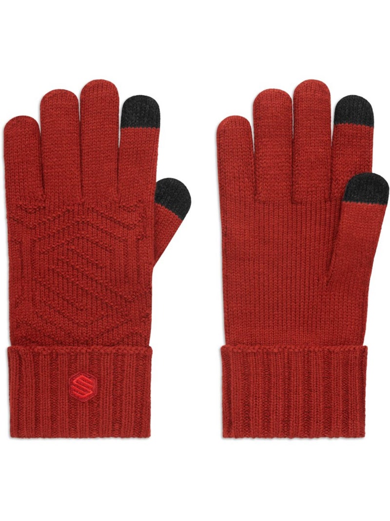 Set gorro, bufanda y guantes fitness hombre y mujer triad pumpkin Rojo - Kiabi