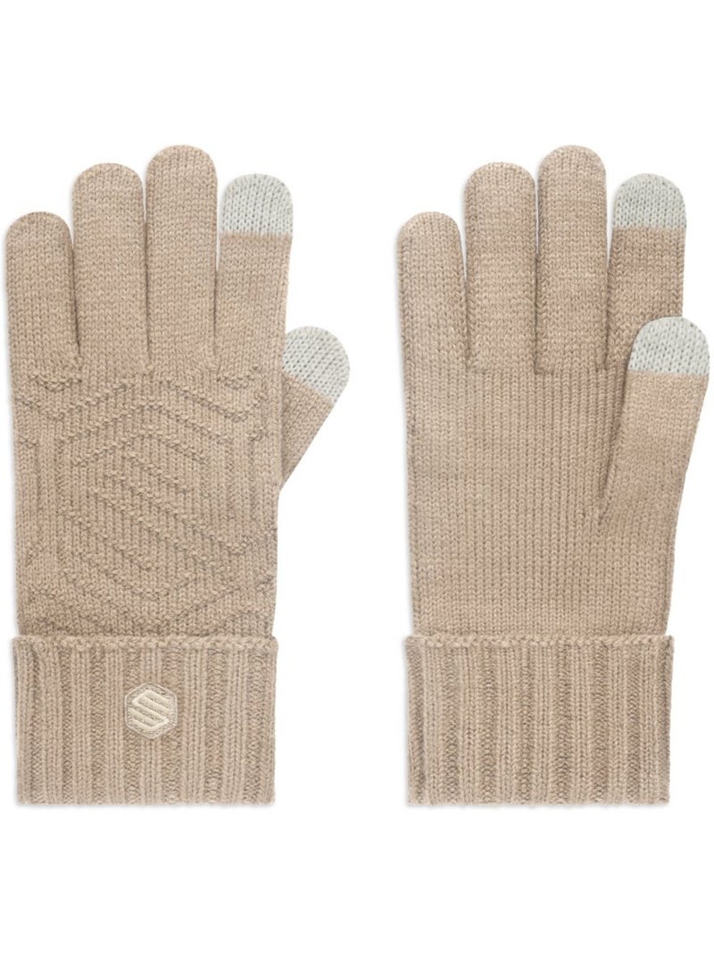 Set gorro, bufanda y guantes fitness hombre y mujer triad sand brown Beige - Kiabi