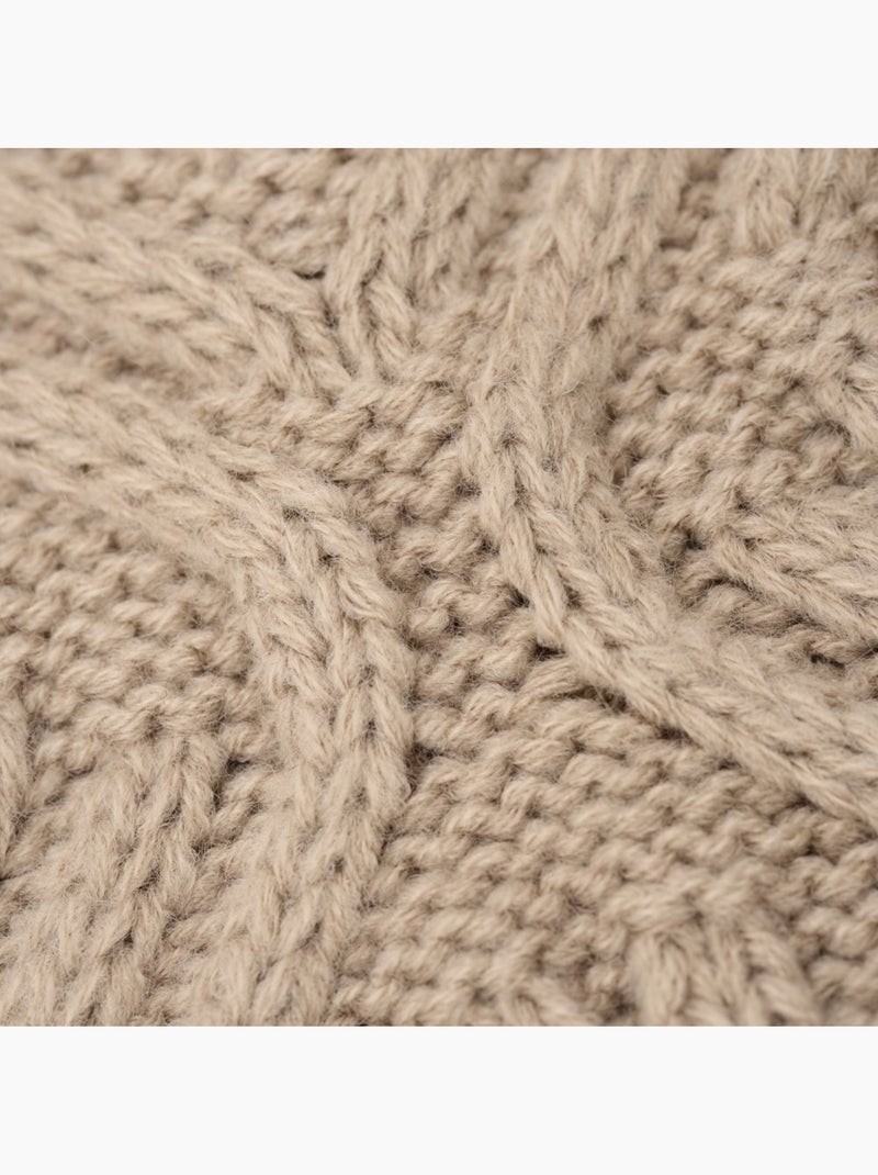 Set gorro, bufanda y guantes fitness hombre y mujer triad sand brown Beige - Kiabi