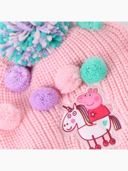 Set gorro guantes y bufanda Peppa Pig Niña y niño - Kiabi