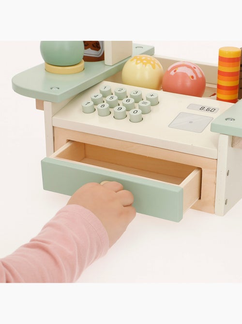 Set heladería de madera con 11 piezas 30x21x29 cm WOOMAX - Kiabi