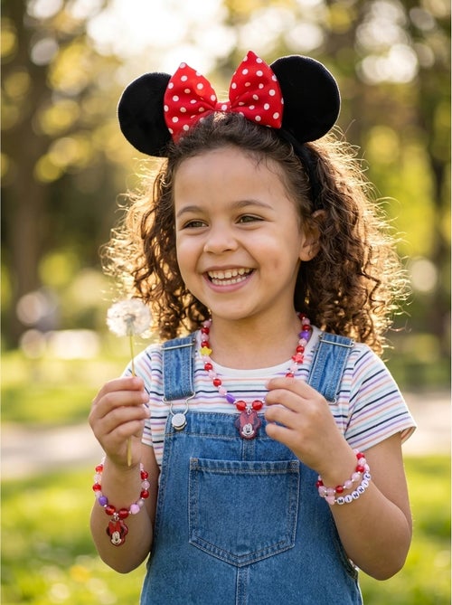 Set joyas y diadema 4 piezas Minnie Disney - Kiabi Set joyas y diadema 4 piezas Minnie Disney - Kiabi