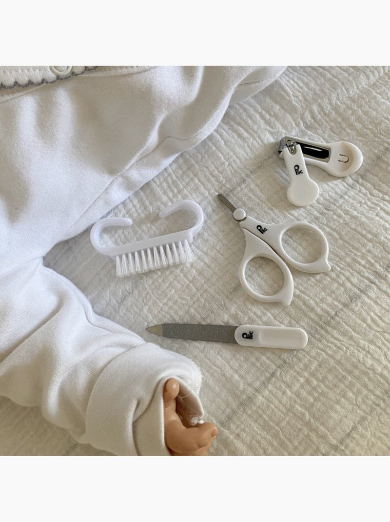 Set manicura bebé 5 accesorios estuche Beige - Kiabi