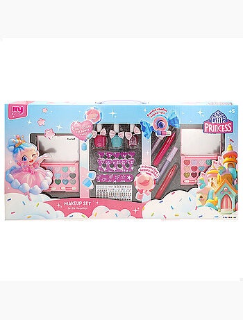 Set maquillaje infantil con accesorios little princess colorbaby