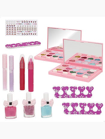Set maquillaje infantil con accesorios little princess colorbaby
