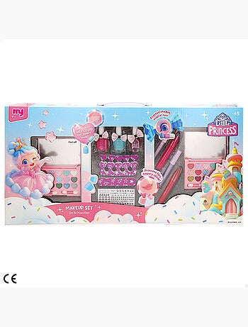 Set maquillaje infantil con accesorios little princess colorbaby