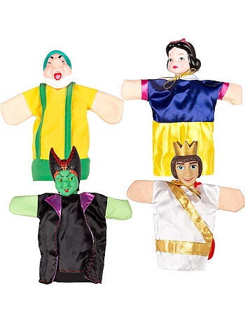 Set marionetas blancanieves 25 cm cucu show