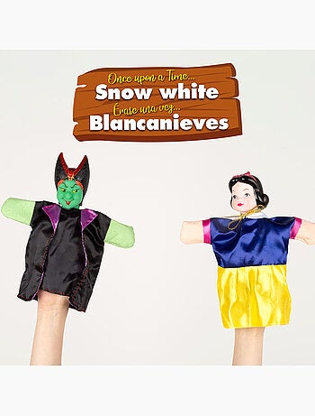 Set marionetas blancanieves 25 cm cucu show