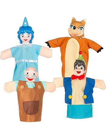 Set marionetas pinocho 25 cm cucu show