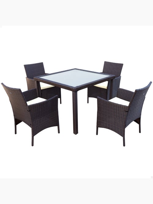 Set muebles de terraza sillas y mesa aktive - Kiabi