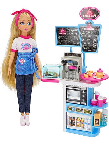 Set muñeca cafetería con accesorios dreameez