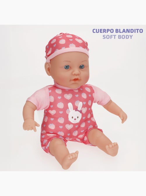 Set muñeca niña 41 cm y bebé 32 cm con accesorios colorbaby's - Kiabi