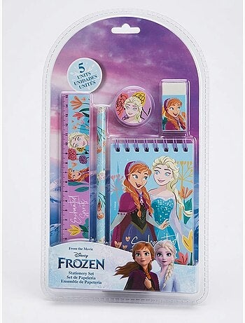 Set papelería 5 piezas frozen disney