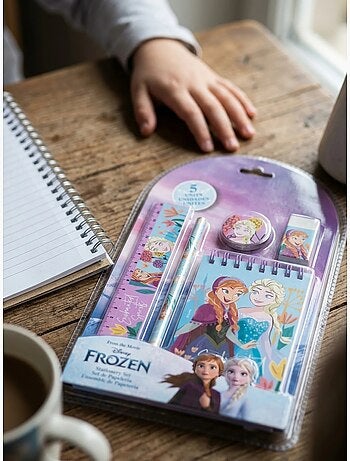 Set papelería 5 piezas frozen disney