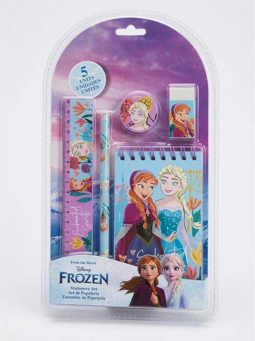 Set papelería 5 piezas frozen disney - Kiabi